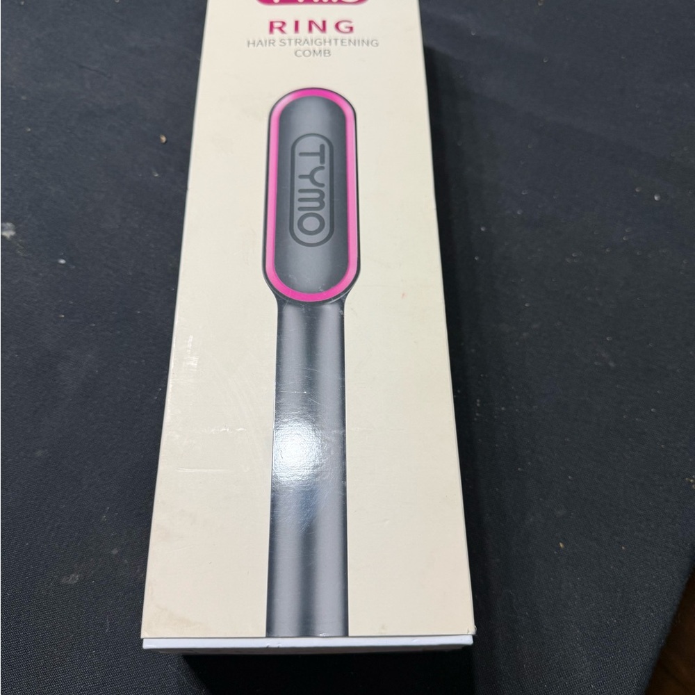 Pink and Gray Hair Straightening Comb